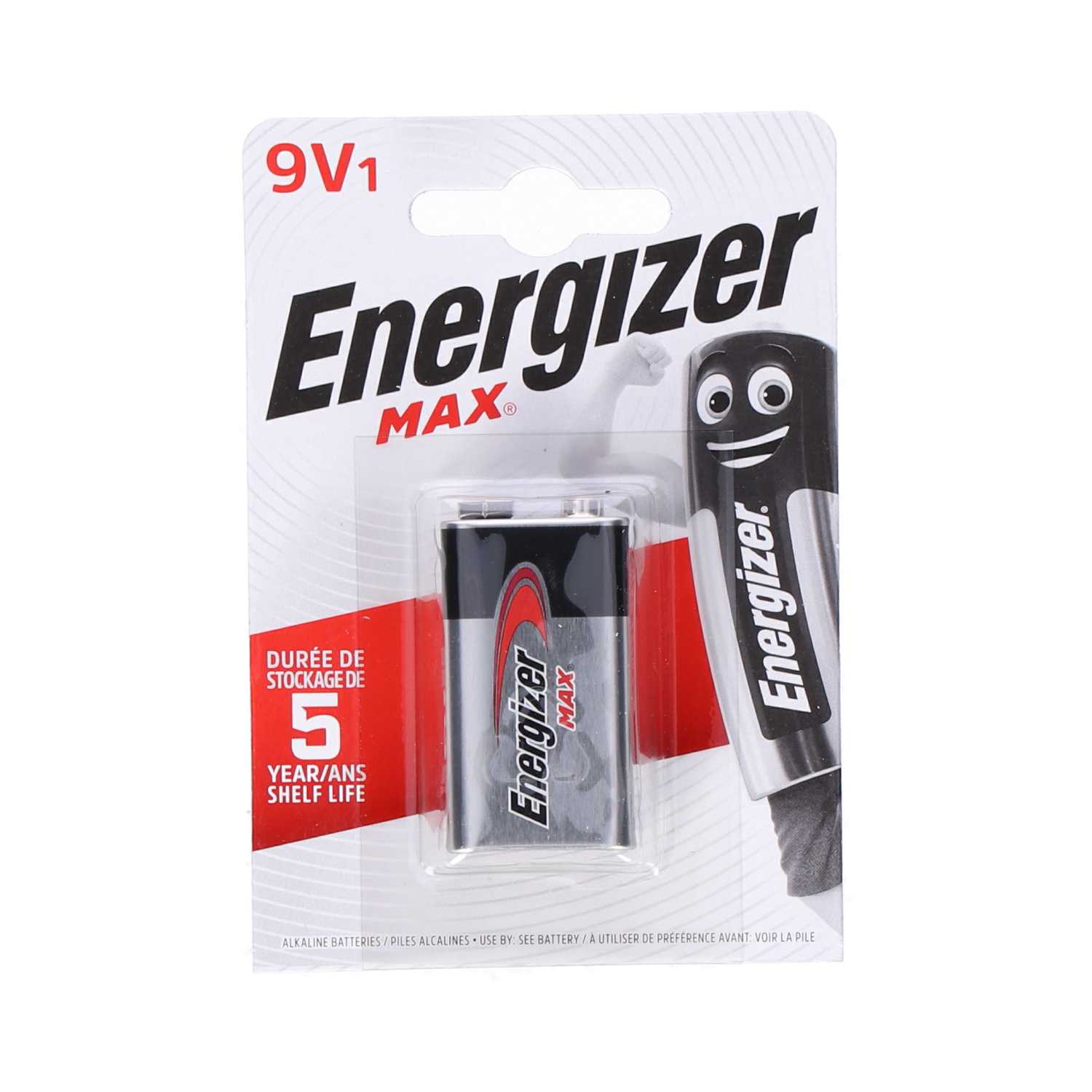 Energizer Alkaline Max 9 V Block Batterie