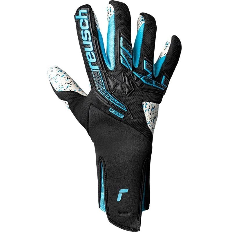 Reusch Gants de Gardien Attrakt FreeGel Fusion Strapless - Noir/Turquoise
