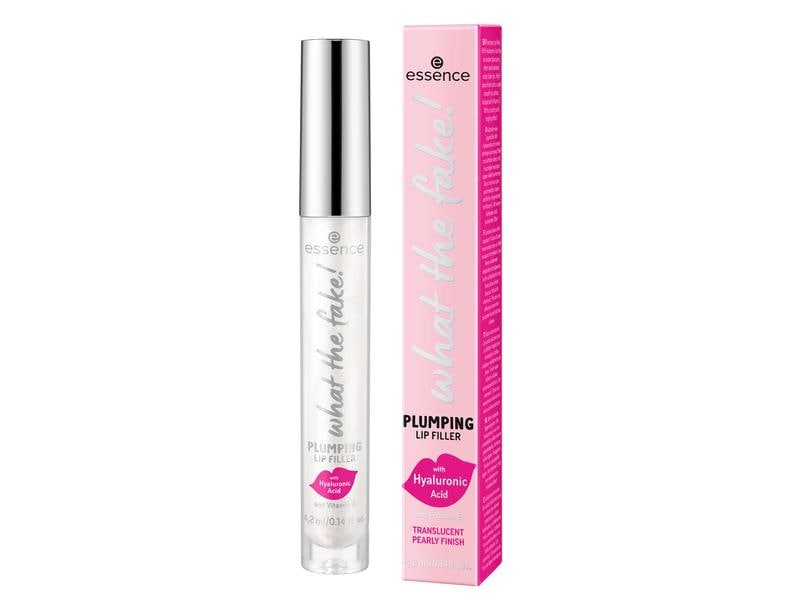 essence Lip Booster What The Fake! Plumping Lip Transparent Pflegender Lip Booster für volle voluminöse Lippen mit einem angenehm kühlenden Effekt
