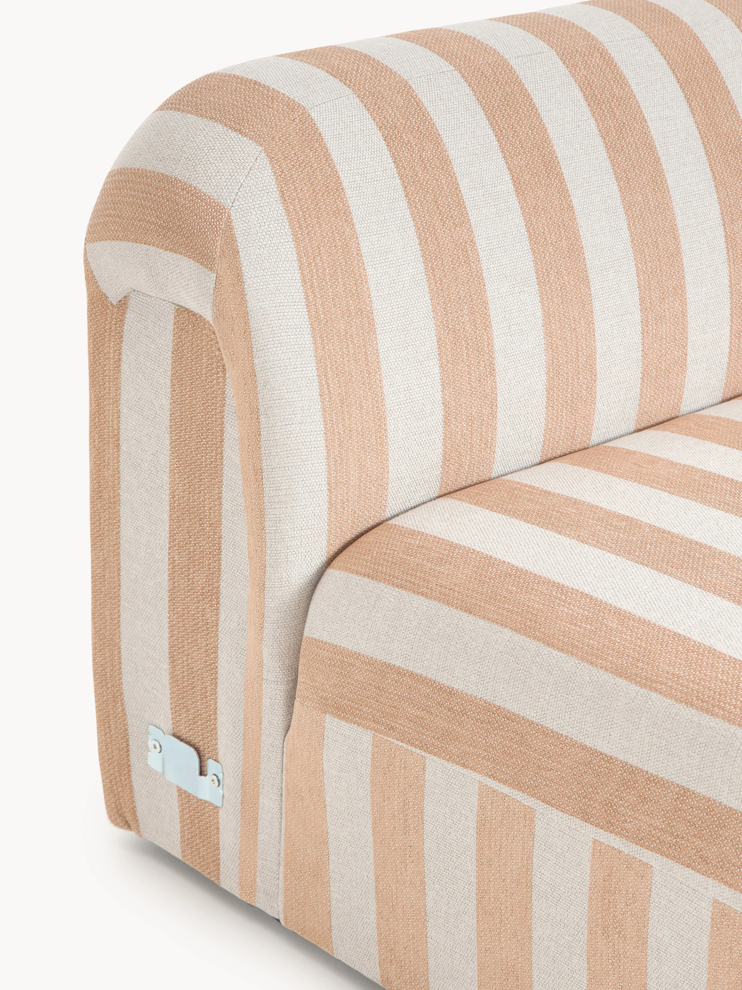 Gestreepte chaise longue module Wolke