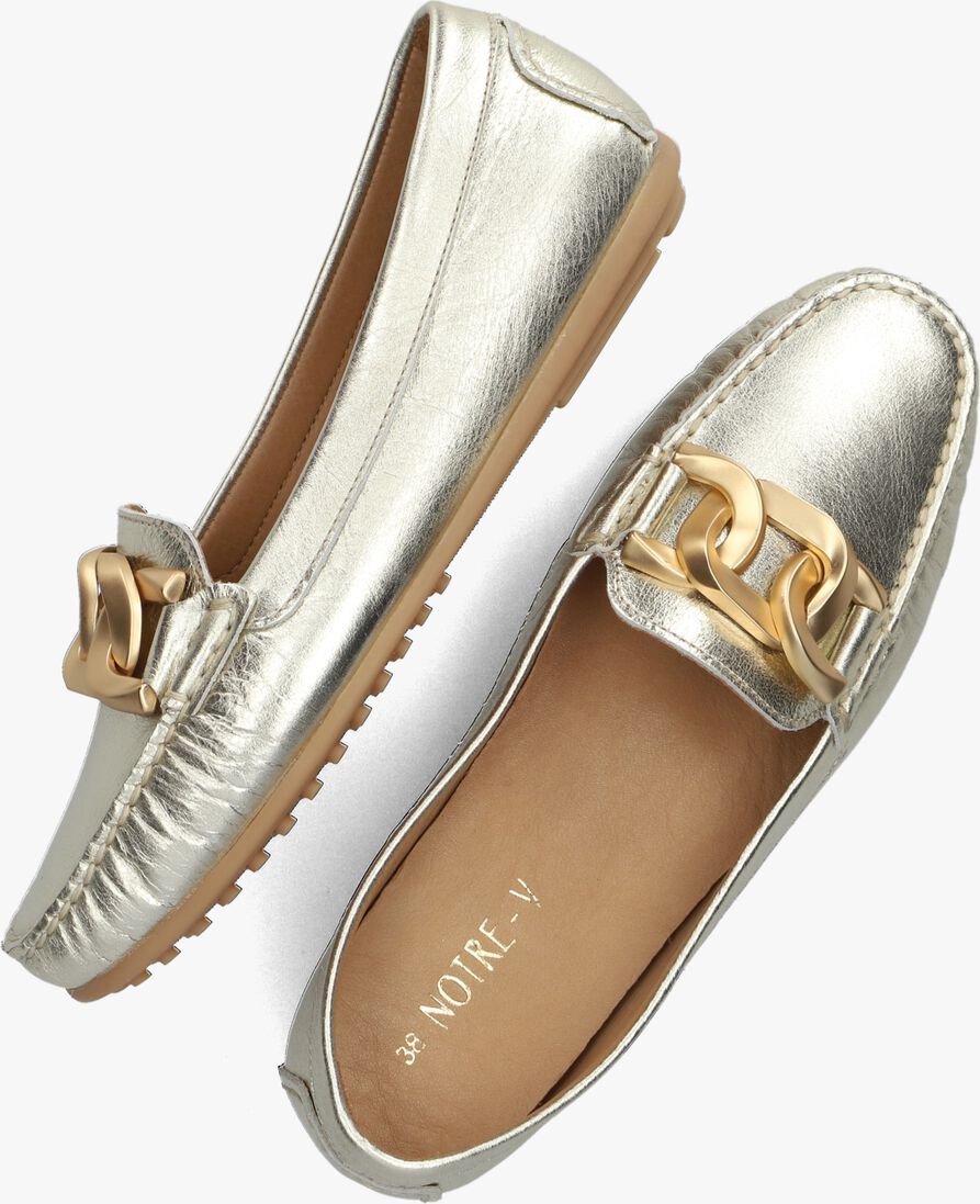 NOTRE-V gouden notre-v mocassins 1202