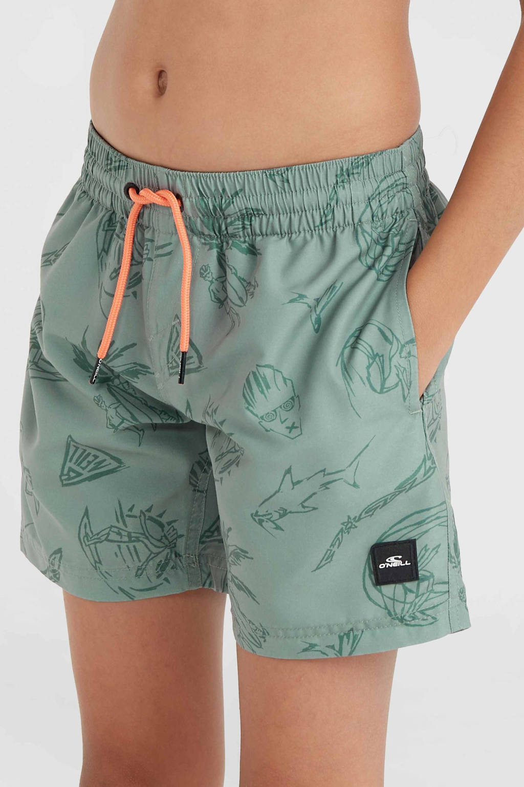 zwemshort Cali grijsgroen