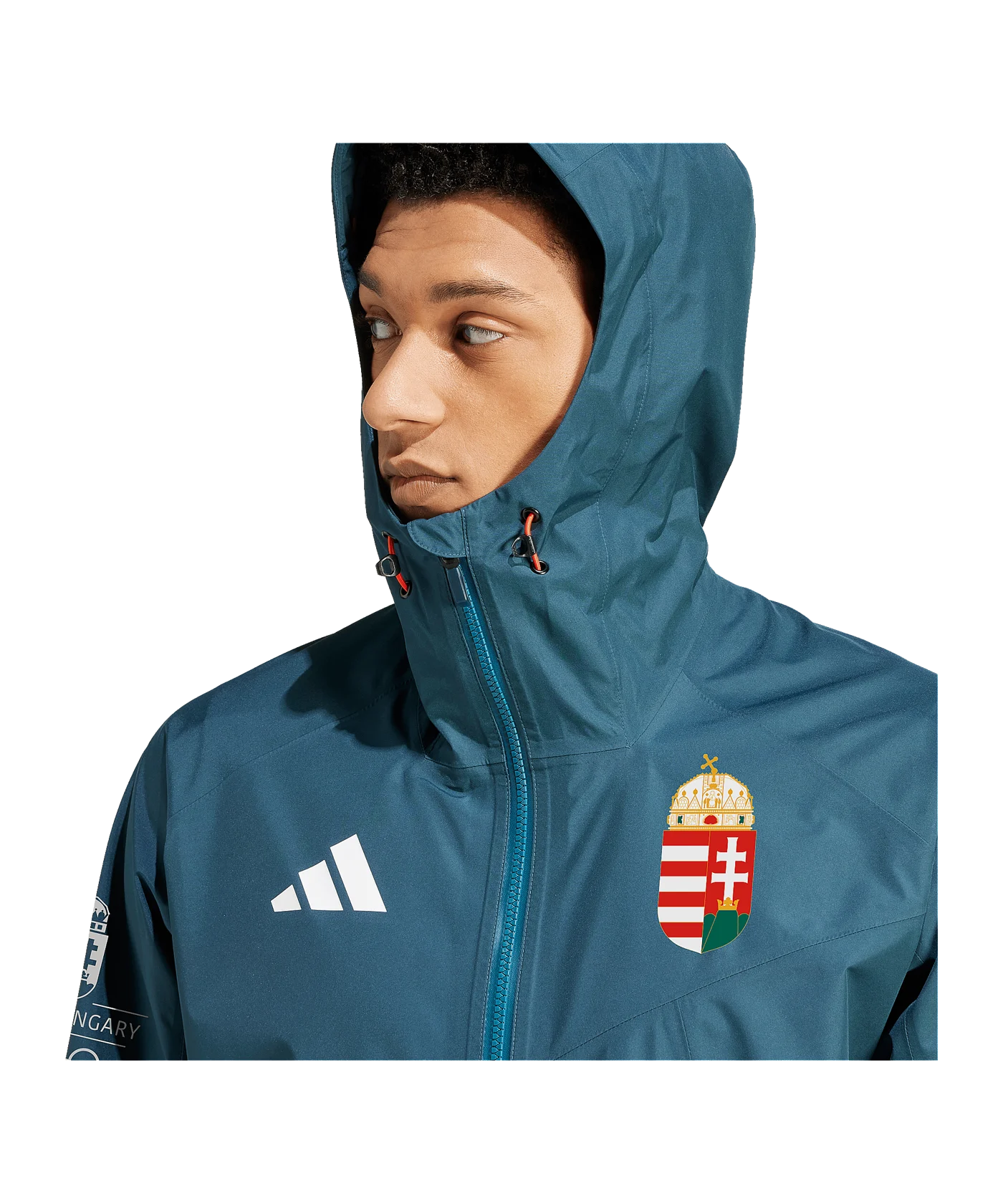 adidas Team Regenjacke Türkis