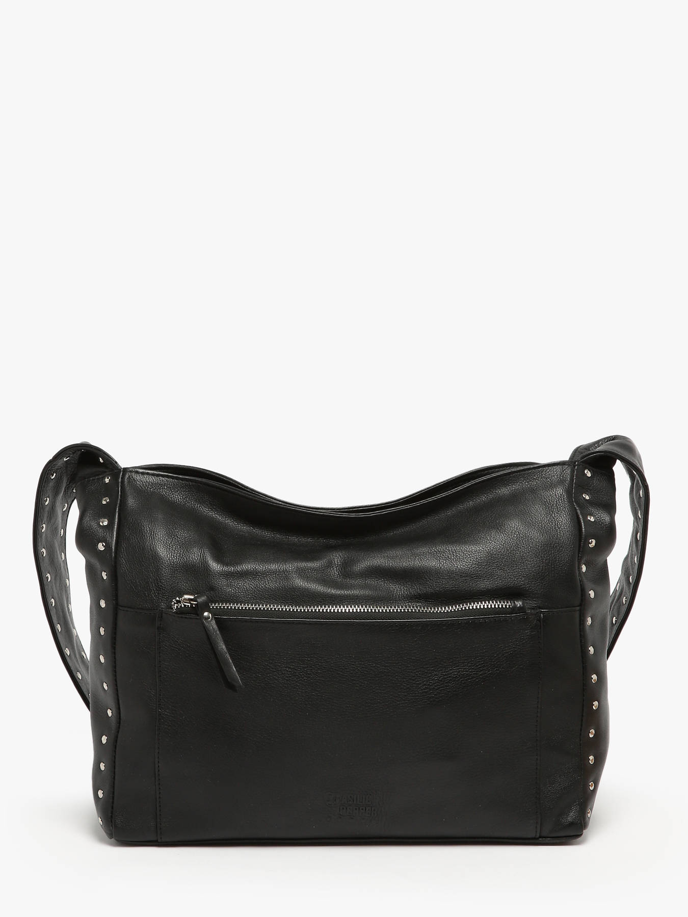 sac port paule Glam cuir BASILIC PEPPER