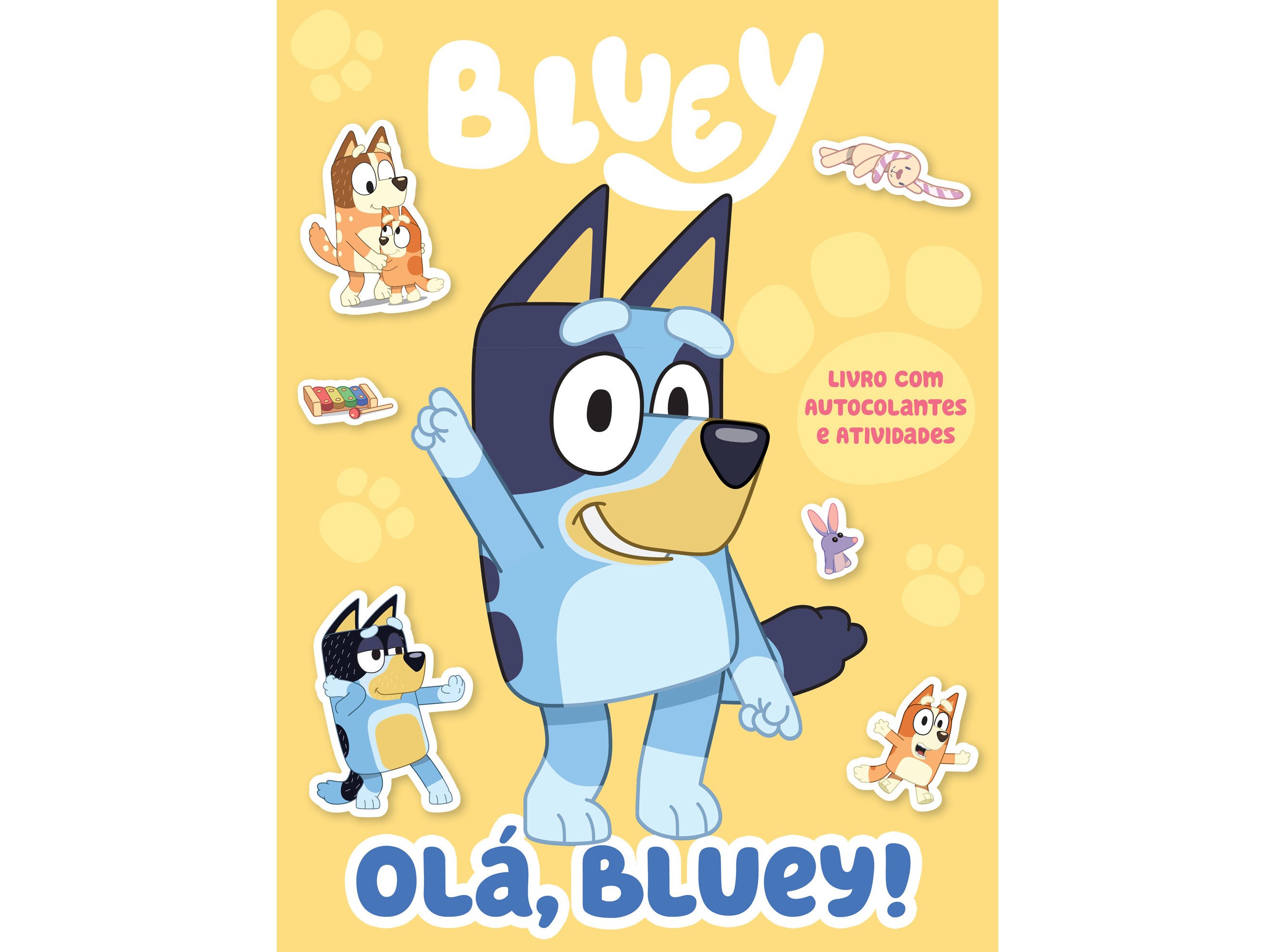 BLUEY - OLÁ BLUEY! COM AUTOCOLANTES