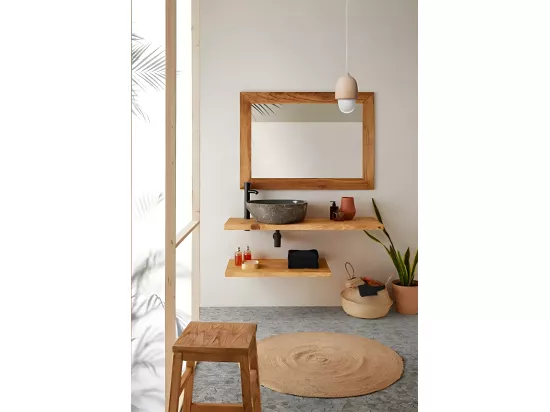 Carrelage de mosaïque (Boite de 1m²)/ Plaque mosaïque mur et sol en marbre naturel coloris gris - 30 x 30 cm