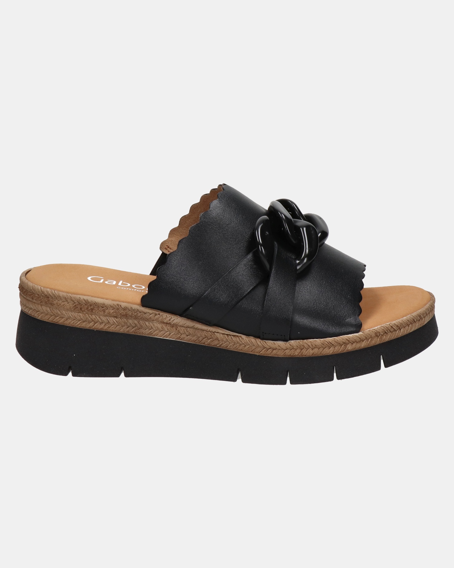 Gabor Nappa Slippers  - zwart