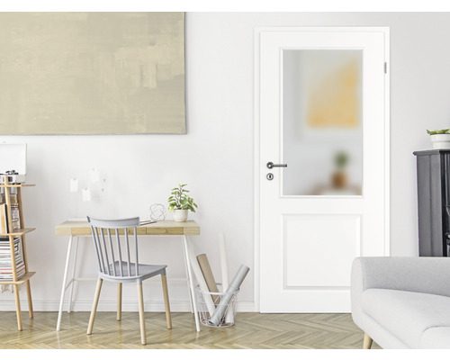 Pertura glasinzet ESG LA-GN satijnglans 57,5 x 104,7 cm