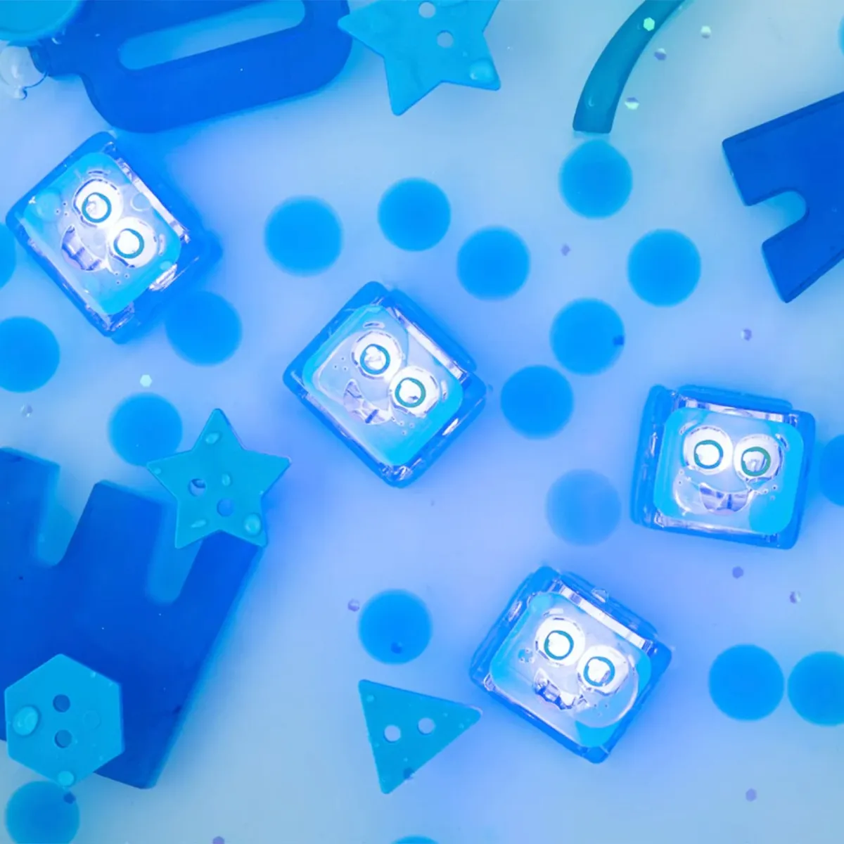 Glo Pals Cubes Lumineux pour le Bain - Blair