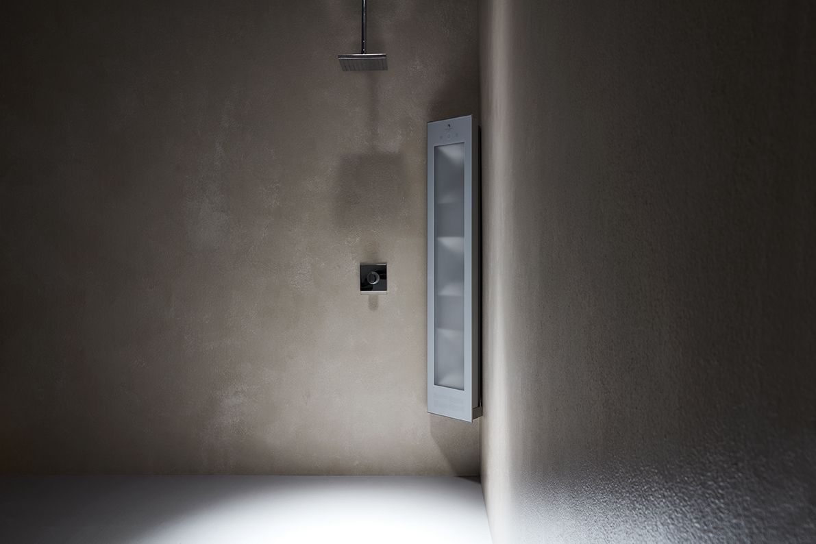 Sunshower Combi opbouw infrarood en UV lamp 145x30x20cm white