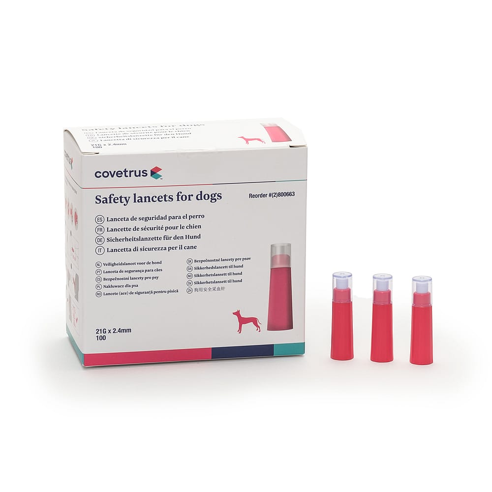 CVET Glucosemeter Lancet Hond 100 stuks | 12332