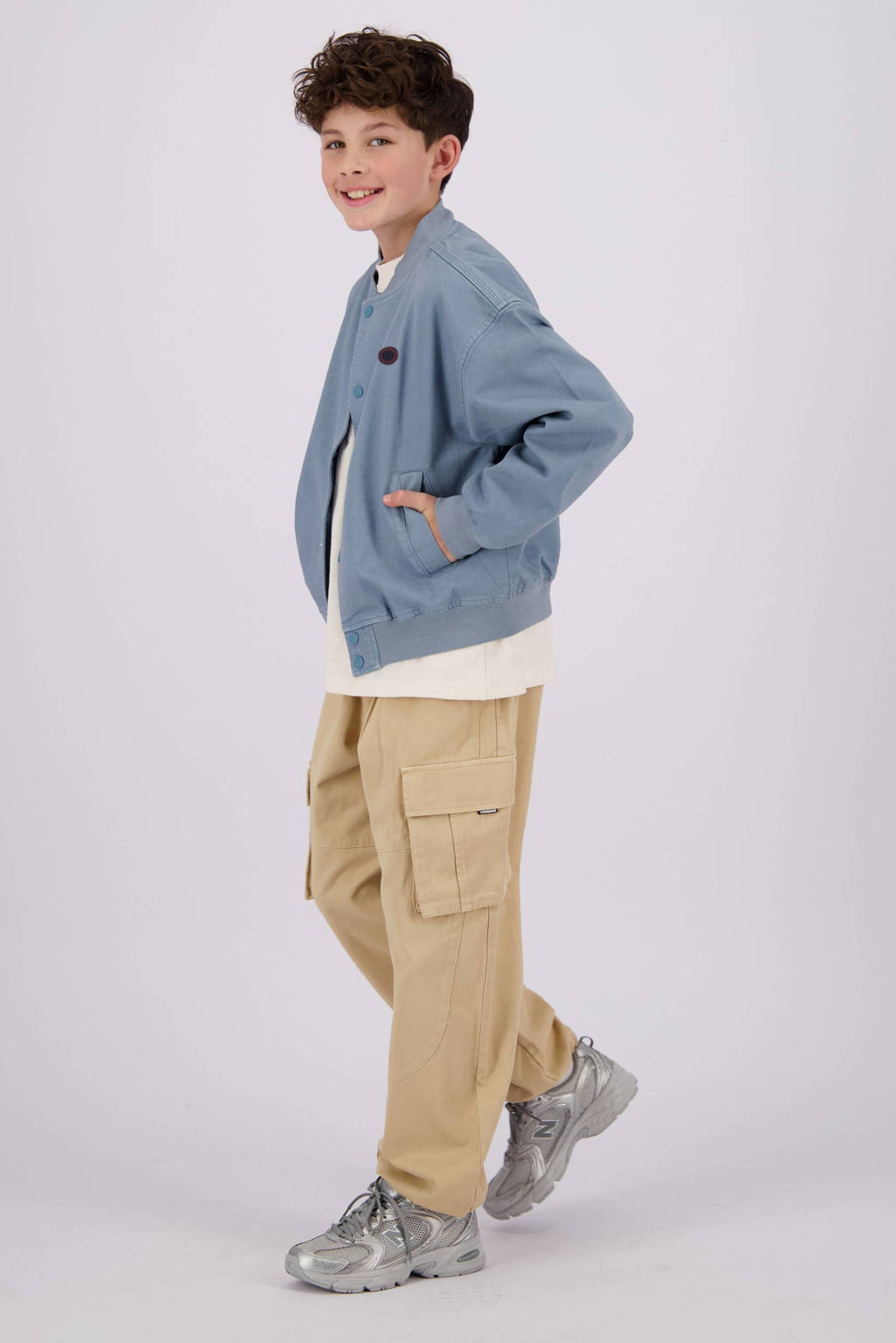 Vingino loose fit broek Safiro lichtzand