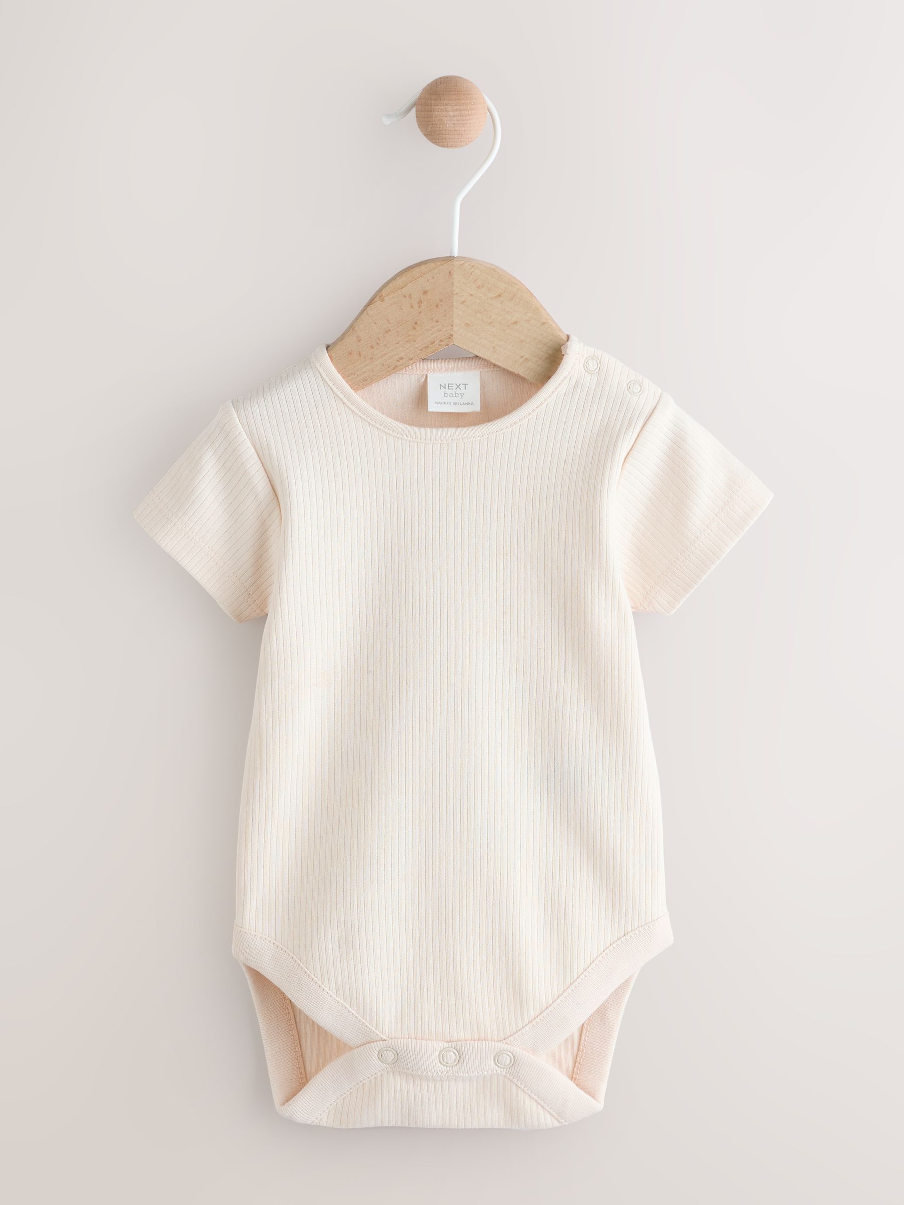 Mintgroen gestreept - Babyset van rompertje met korte mouwen en bretelbroek (0mnd -2jr)