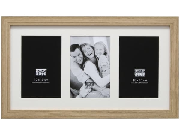 Deknudt S66KB3, 3 bilder i 1 ramme, Tre, Tre, 13 x 18 cm, Rektangulær, 490 mm