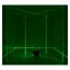 Oppladbar grønn krysslaser 3x360°