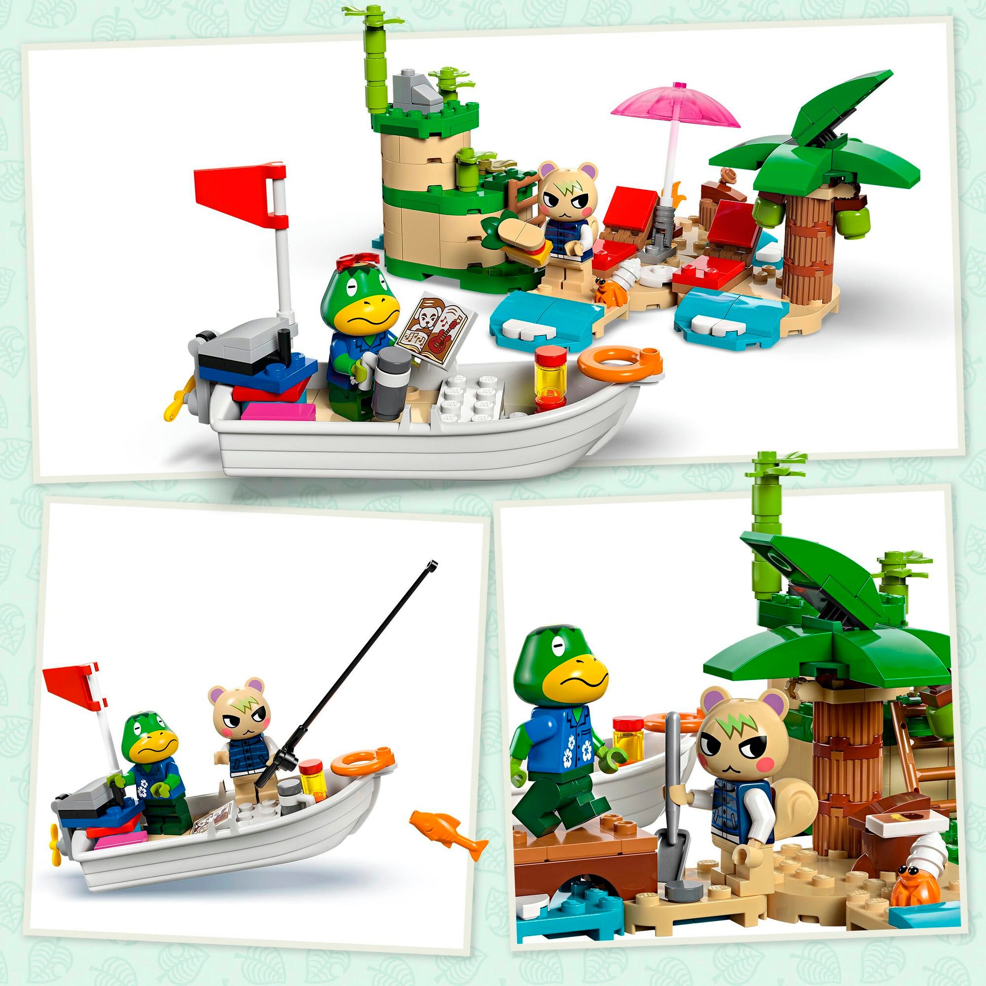 LEGO Konstruktionsspielzeug Animal Crossing Käptens Insel-Bootstour