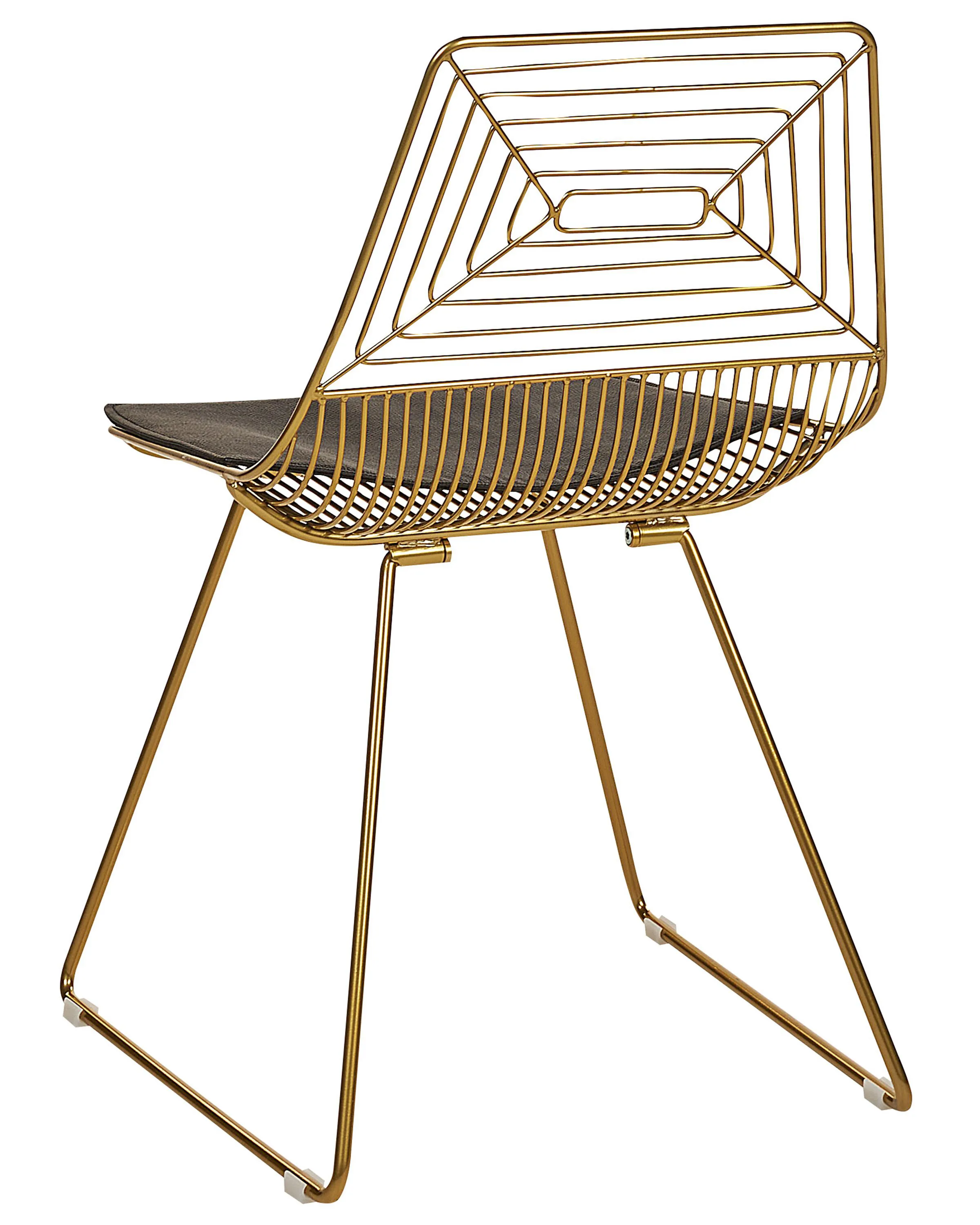 Set van 2 eetkamerstoelen BEATTY Metaal Goud