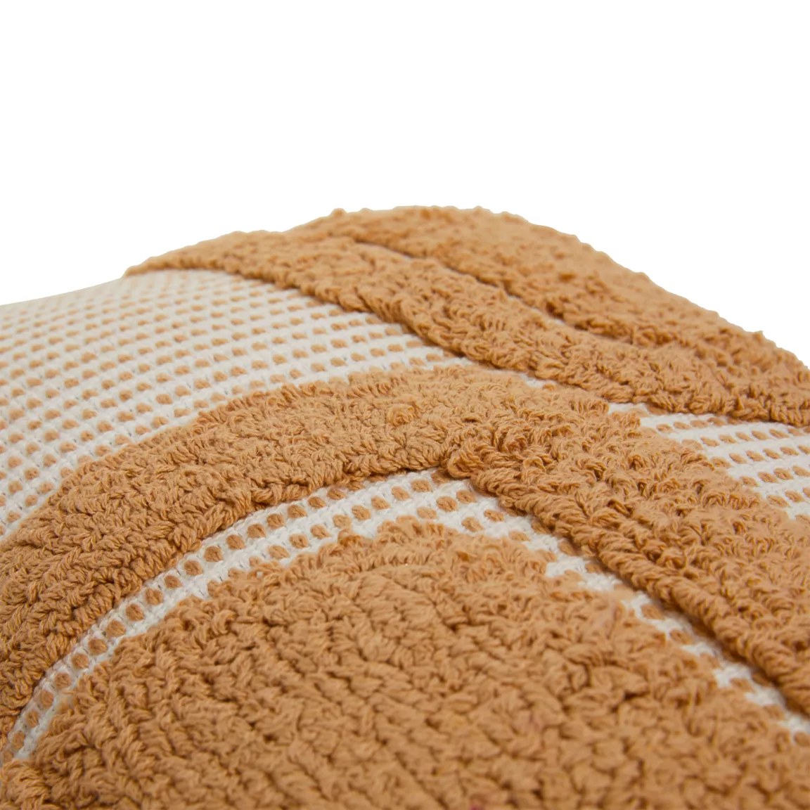 Coussin rectangulaire coton (38 x 58 cm) Poppy Beige