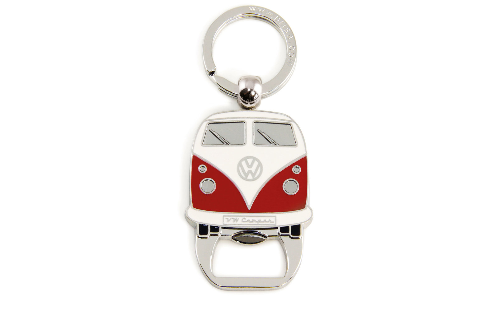 VW Collection T1 Bulli Schlüsselanhänger mit Flaschenöffner Rot
