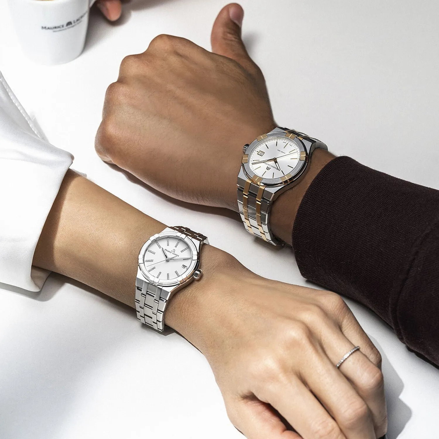 Maurice Lacroix Aikon Quartz Date 35 mm AI1106-SS002-150-1