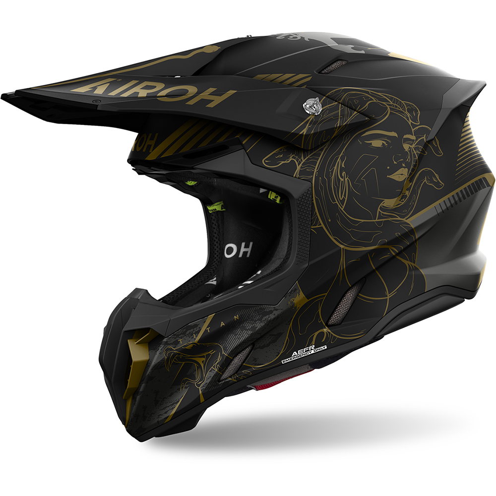 Airoh - Casque Twist 3 Titan Noir / Or / Mat