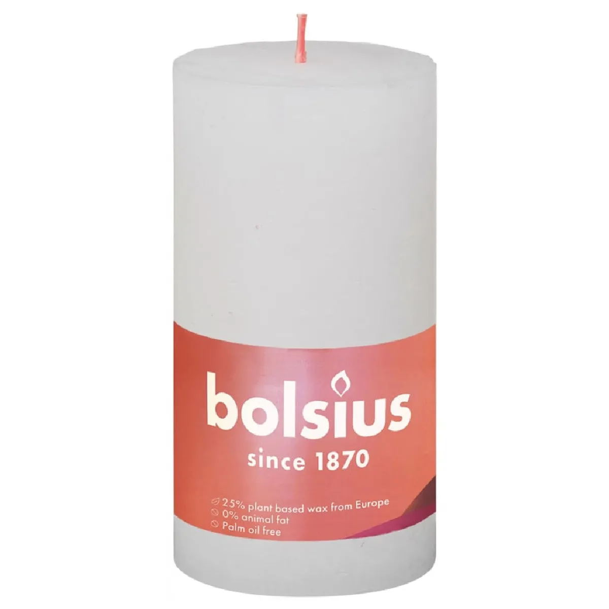 Bolsius Bougies Pilier Shine - Blanc Nuageux