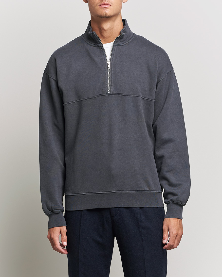 Colorful Standard Classic Organic Half-Zip Lava Grey