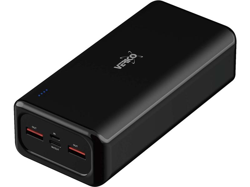 Verico Powerbank Pro PD 30000 mAh Powerbank mit hoher Kapazität und numerischem LED-Anzeige