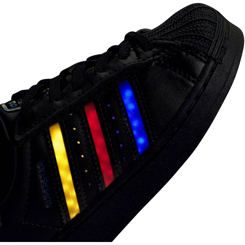 Køb adidas Originals Core Black/Core Black/Preloved Violet Superstar Led Lights Cf El C Sneakers