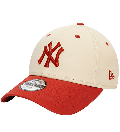New Era Kasket - 9Forty - New York Yankees - Light Beige/R?d