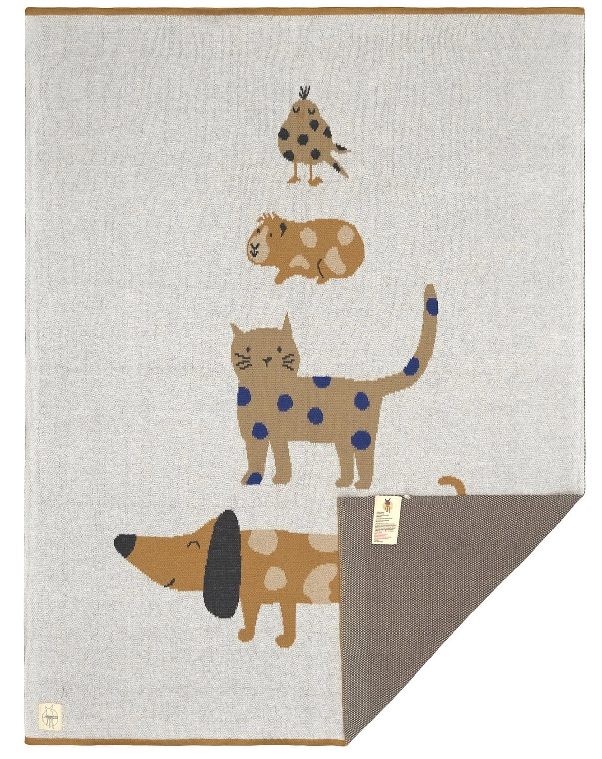 Babydecke LITTLE MATEYS (80x100) in royal blue