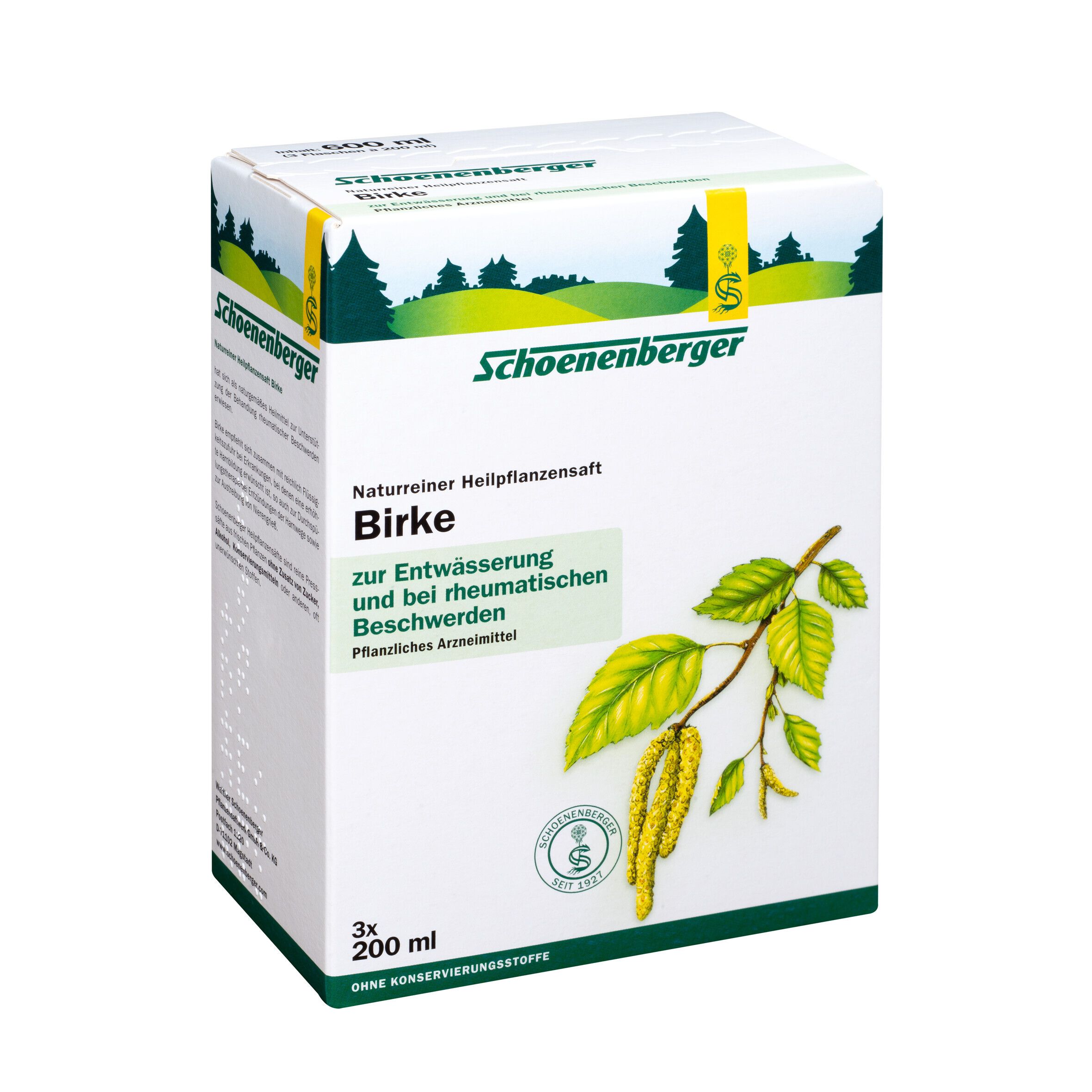 Schoenenberger® naturreiner Heilpflanzensaft Birke