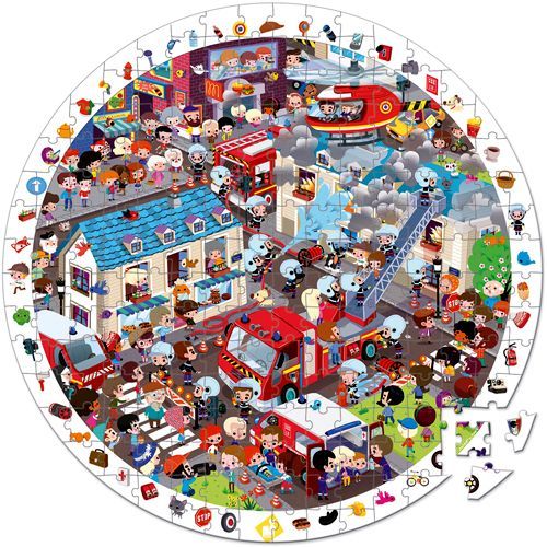 Janod zoekpuzzel brandweer (208st) 2793