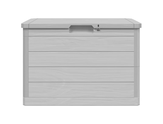 VIDAXL - Coffre Boîte à coussins d'extérieur gris 77,5x44,5x53 cm polypropyl...