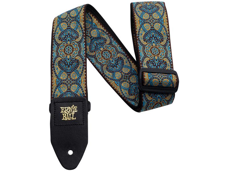 Ernie Ball Gitarrengurt Jacquard Imperial Paisley Beliebter Gurt mit bestickten Enden