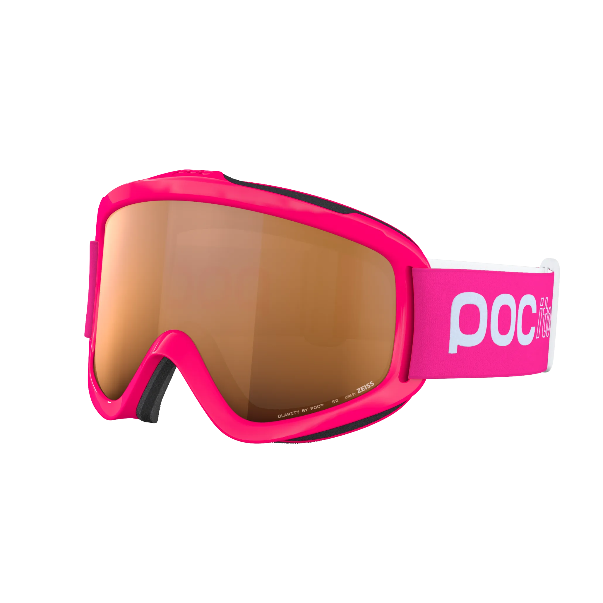 POC Pocito Iris Fluorescent Pink/partly Sunny Light Orange