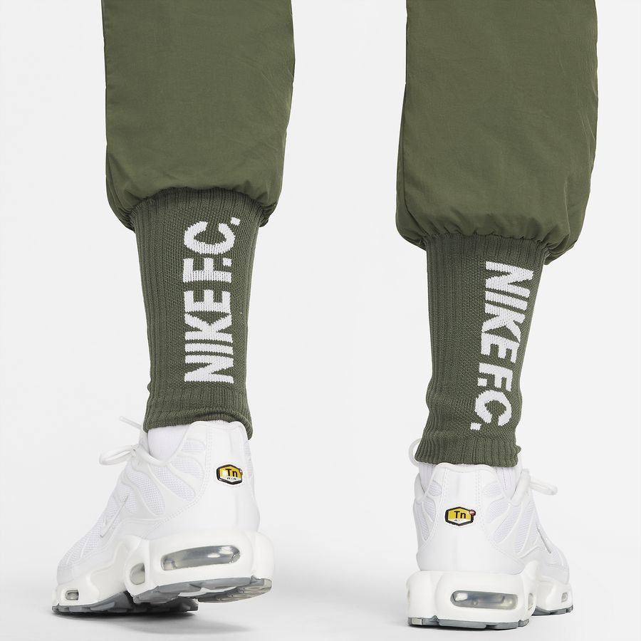 Nike F.C. Bas de Survêtement Woven - Vert/Blanc/Argenté