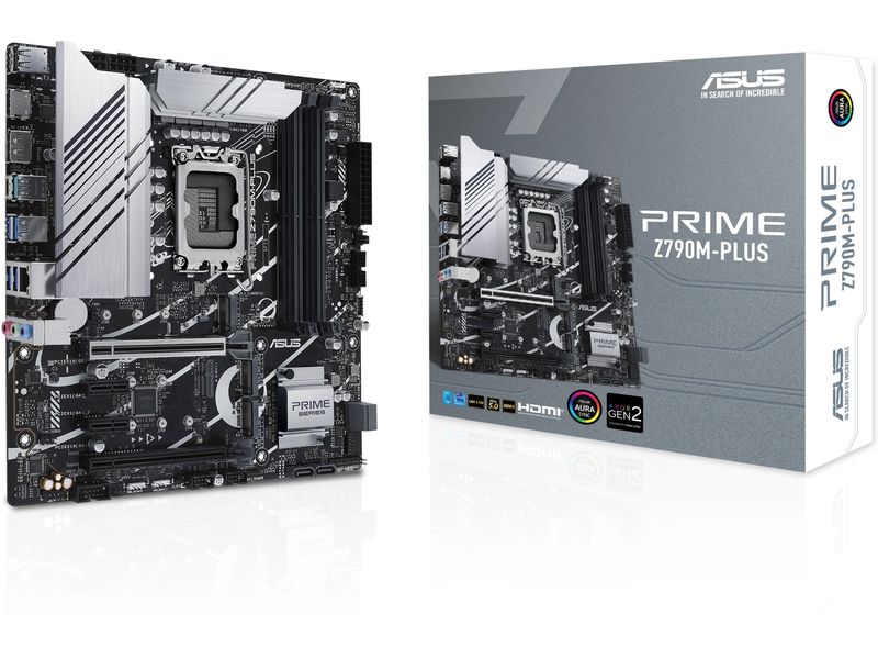 ASUS Mainboard PRIME Z790M-PLUS Micro ATX-Motherboard mit Z790 Chipsatz