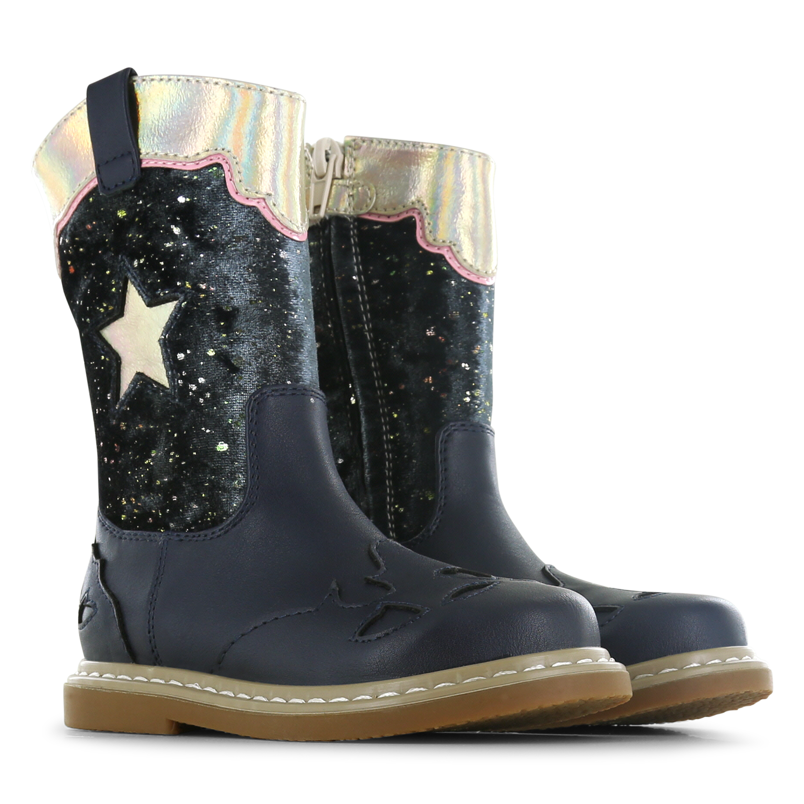 Shoesme slim-fit Stiefel dunkelblau mit Stern