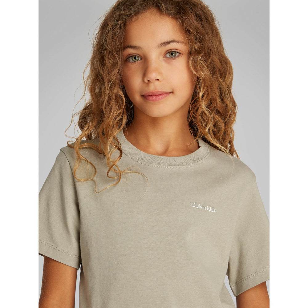 Køb Calvin Klein Laurel Oak Chest Inst.Logo Ss T-Skjorte