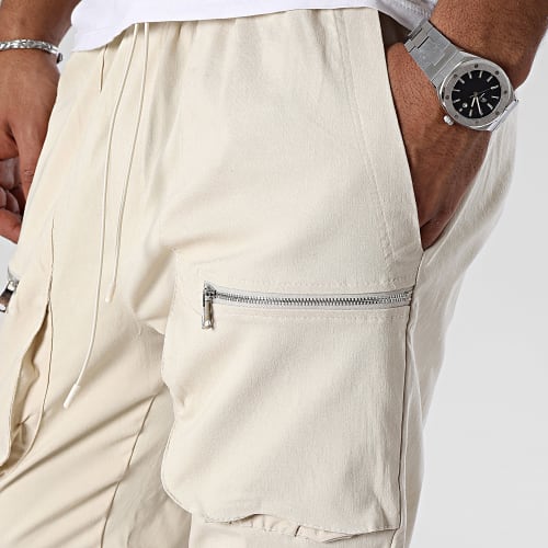 Pantalon Cargo Beige Clair