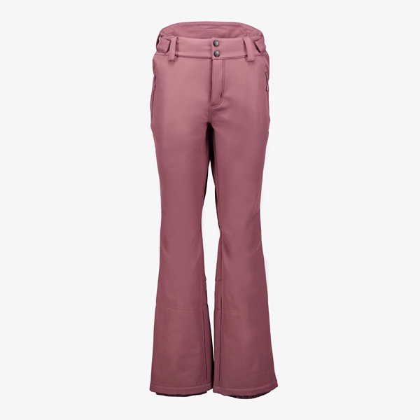 Mountain Peak dames softshell skibroek aubergine