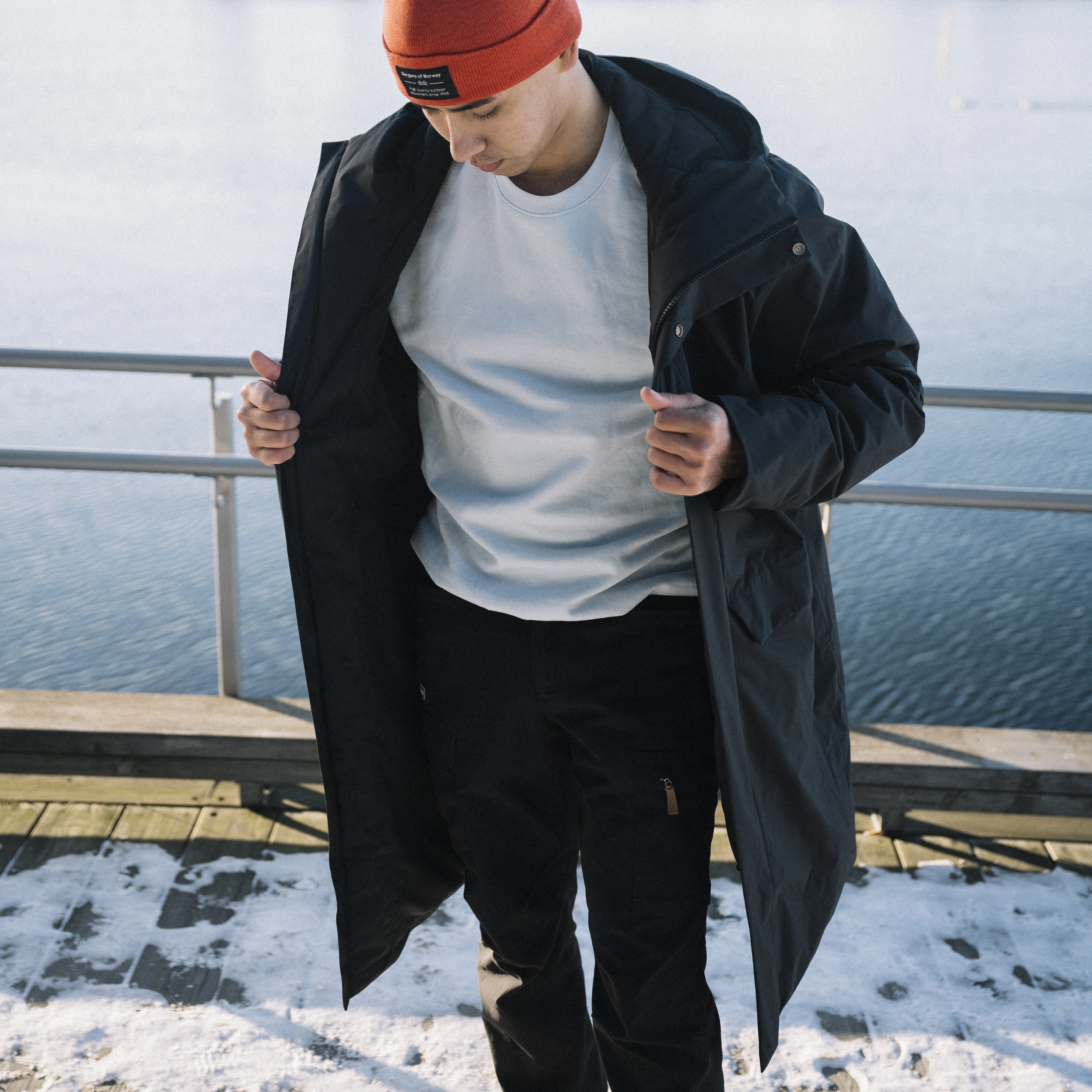 Oslo Urban Insulated Parka Black