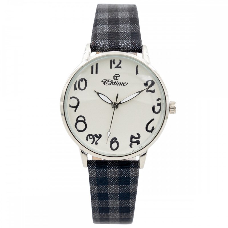 Montre Femme CHTIME bracelet Cuir Noir