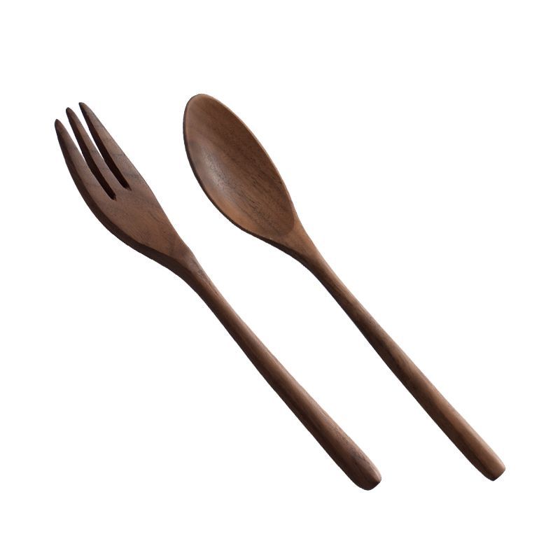 Hashi - Houten Lepel / Vork / Set