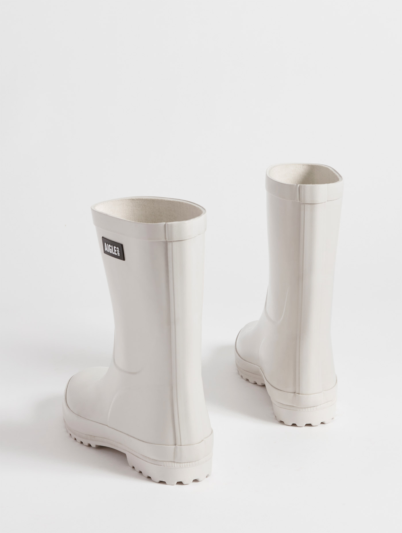 Le bottillon de pluie verni SABLE