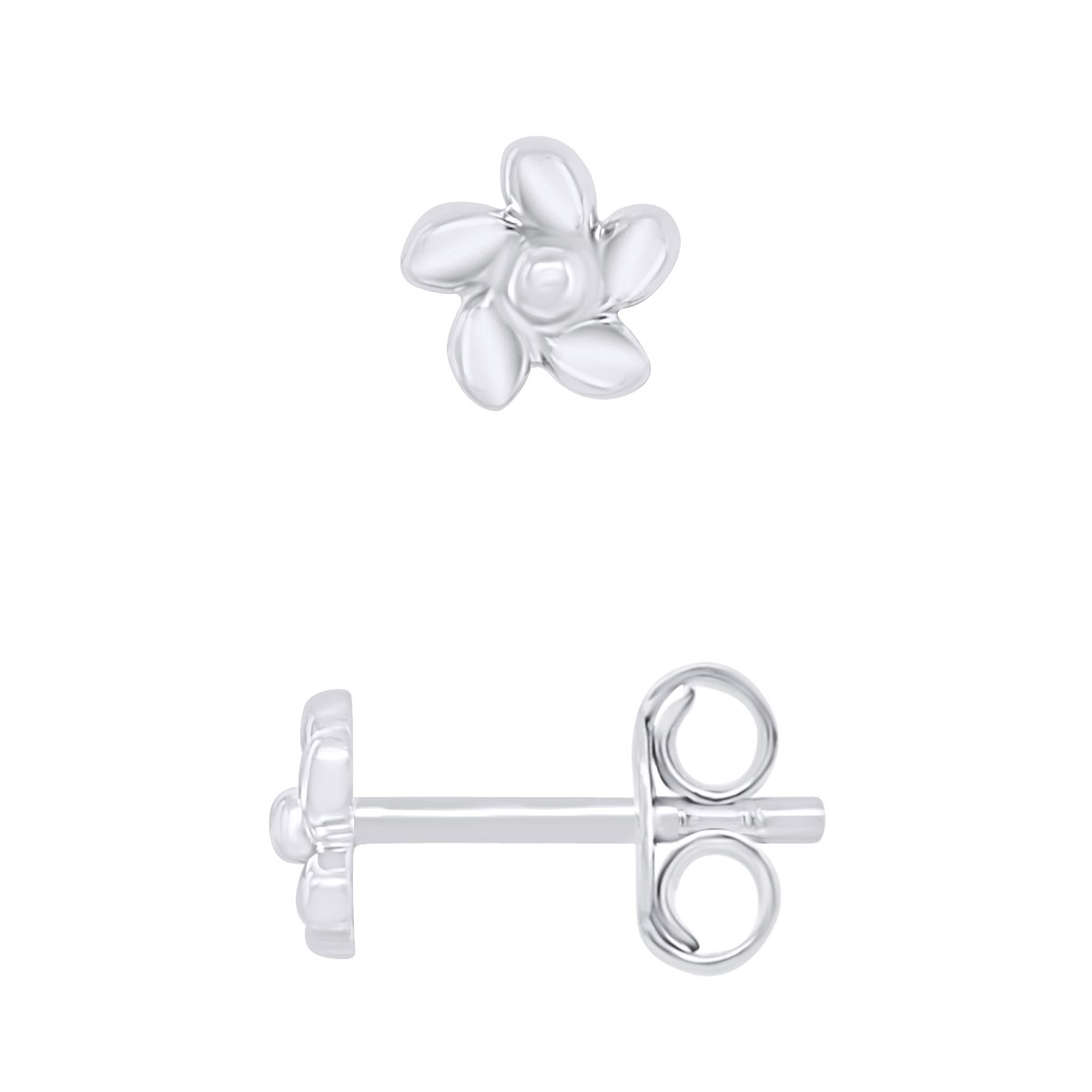Boucles d'Oreilles FLEUR - Argent 925