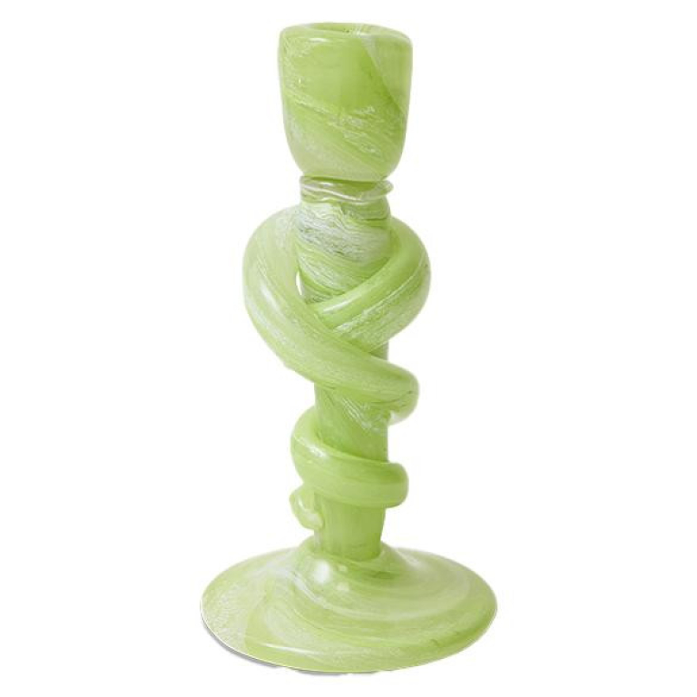 HKliving Knotted kandelaar Large Green