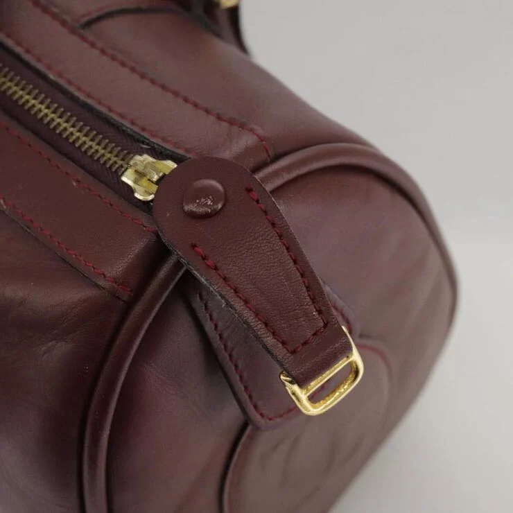 Cartier Vintage Cartier Handbag Burgundy
