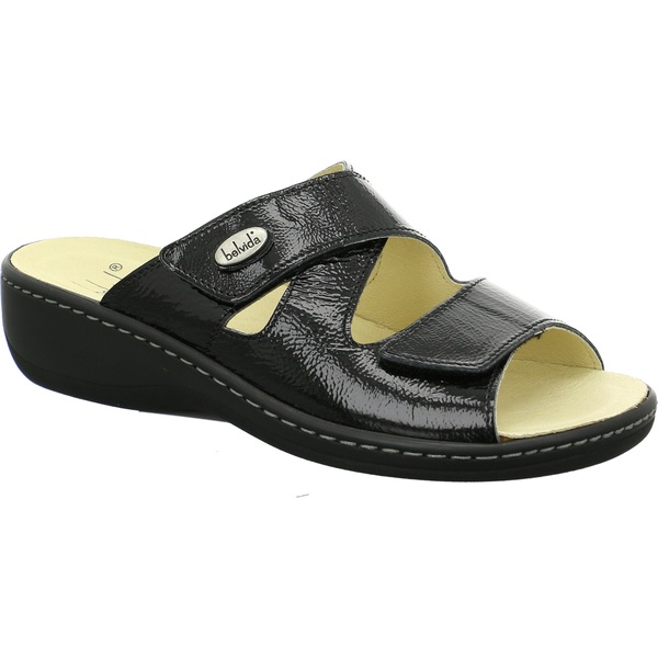 Knautschlack (8800.4/Wechselfussbett 9909) /01 schwarz-